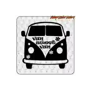 Sticker Van Sweet Van pour van aménagé