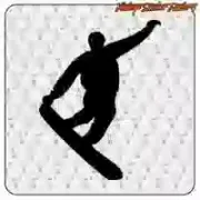 Snowboard-Aufkleber aus geplottetem Vinyl