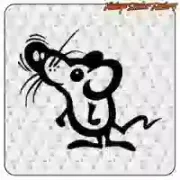 Pegatina de ratón para decorar objetos y vehículos
