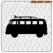 T1 Surfer camper vinyl sticker