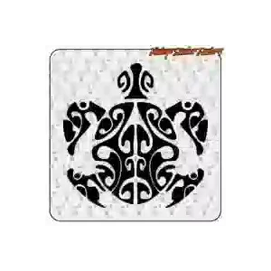 Tribal turtle sticker for motorbikes and surf