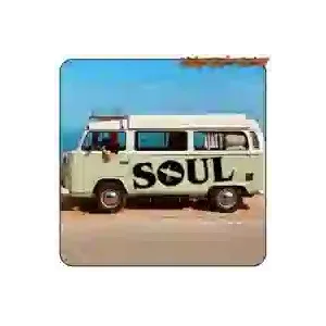 Die-cut Soul Surf vinyl sticker