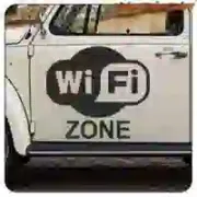 Autocollant WIFI ZONE | Vintage Sticker Factory