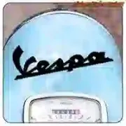 Vespa-Logo-Aufkleber für Roller