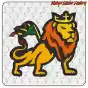Mehrfarbiger Löwe-Rasta-Aufkleber | Vintage Sticker Factory