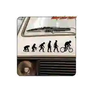 Fahrrad-Evolution Aufkleber | Fahrrad-Vinyl