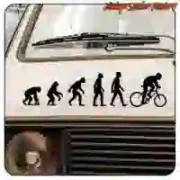 Pegatina evolución bicicleta | Vinilo evolución bici