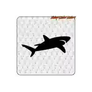 Hai-Aufkleber aus gestanztem Vinyl