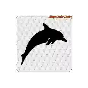 Autocollant dauphin en vinyle découpé