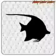 AUTOCOLLANT POISSON TROPICAL -1. ACHETEZ DES AUTOCOLLANTS EN VINYLE.