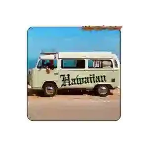 Autocollant HAWAIIAN surf | Vintage Sticker Factory