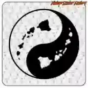 Ying-Yang-Hawaii-Aufkleber aus Schneidevinyl