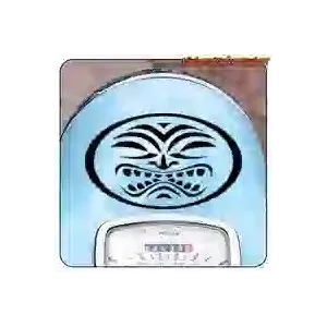 Autocollant soleil tribal en vinyle | Surf