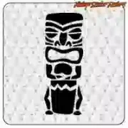 Pegatina TIKI de surf | Vintage Sticker Factory