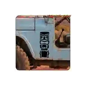TIKI Surf-Aufkleber | Vintage Sticker Factory