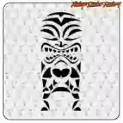Pegatina TIKI de vinilo troquelado