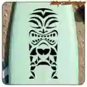 Gestanzter TIKI-Vinylaufkleber