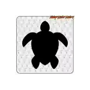 HIBISCUS TURTLE STICKER. BUY VINYL STICKERS.