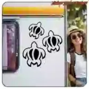 Pegatina de tortugas tribal | Vintage Sticker Factory