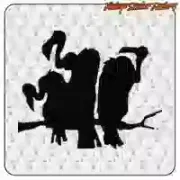 Vulture sticker for motorcycle and helmet