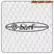 Pegatina SURF VW de vinilo de corte