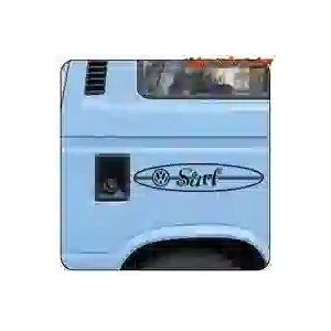 Pegatina SURF VW de vinilo de corte