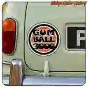 GUM BALL racing sticker for cars