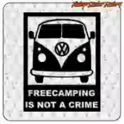 FREECAMPING T1 Sticker | Vintage Sticker Factory