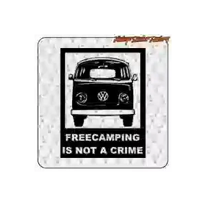 FREECAMPING T2 Aufkleber für Camper-Dekoration