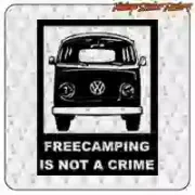 FREECAMPING T2 Aufkleber für Camper-Dekoration