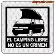 Pegatina FREECAMPING Volkswagen T4