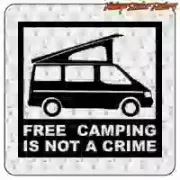 Autocollant camper FREECAMPING TRANSIT
