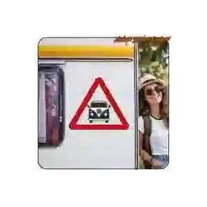 Precaución T1 Sticker for Camper Van