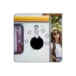 Pegatina de El Principito en varios tamaños