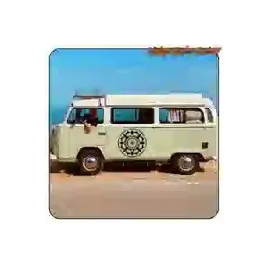 Camper Compass Rose Sticker