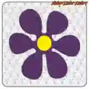 Floral vinyl sticker for surfing