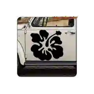Autocollant Fleur Hawaïenne Hibiscus Surf