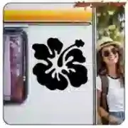 Hibiskus-Hawaii-Blume Surf-Aufkleber