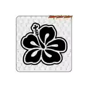 Hawaiian Hibiscus Flower Sticker | Surf Vinyl
