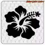 Pegatina Flor de Vinilo de Corte