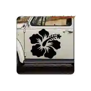 Blumenaufkleber aus Schneidevinyl