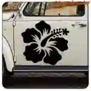 Autocollant Fleur en vinyle de découpe