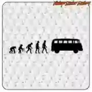 T1 Surf Aufkleber | Klassische Camper-Folie