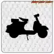Vespa-Aufkleber für klassischen Roller