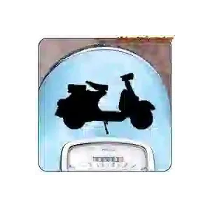 Vespa-Aufkleber für klassischen Roller