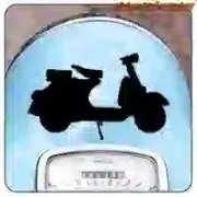 Vespa-Aufkleber für klassischen Roller