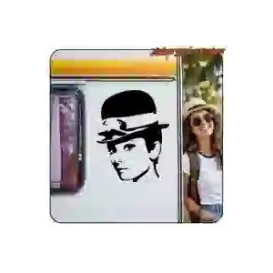 AUDREY Pin-up-Aufkleber im Retro-Stil