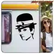 AUDREY Custom Culture Pin-Up Sticker