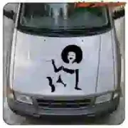 AFRO die-cut vinyl sticker