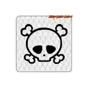 Custom Culture Skull Sticker